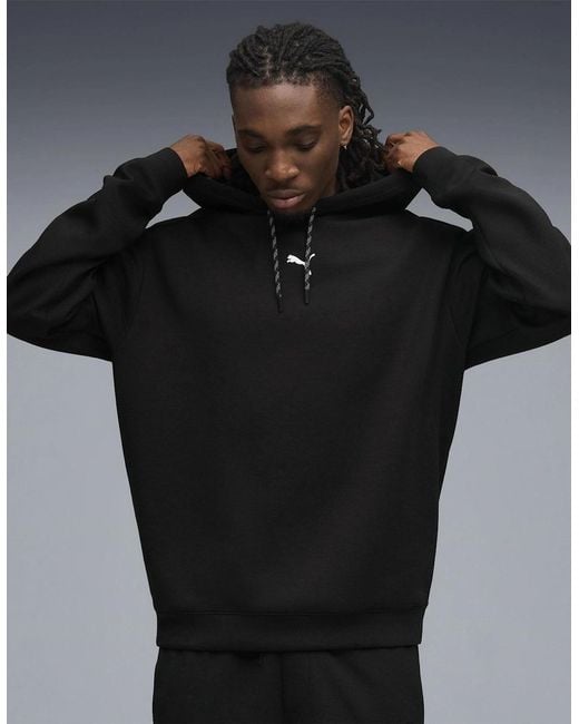 PUMA Black Cloudspun Performance Hoodie for men