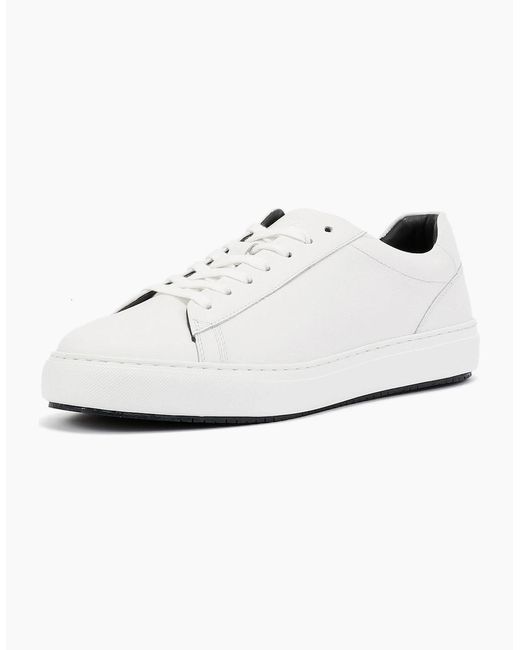 Ben Sherman White Ace Cupsole Leather Trainers for men