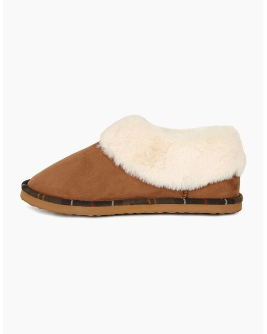 Barbour Brown Eloise Bootie Slippers