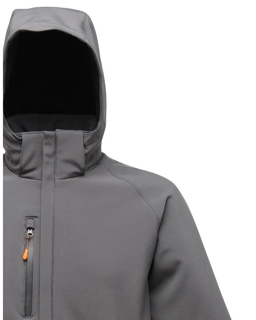Regatta Gray X-Pro Repeller Softshell Jacket (Water Repellent) for men