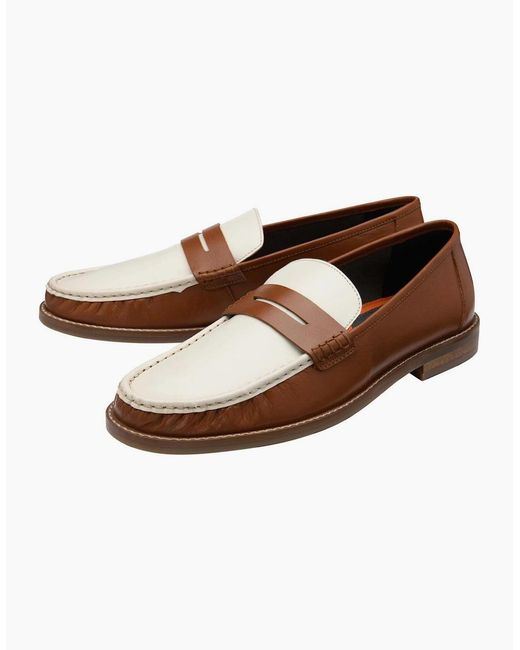 Frank Wright Brown Bremner Loafers for men