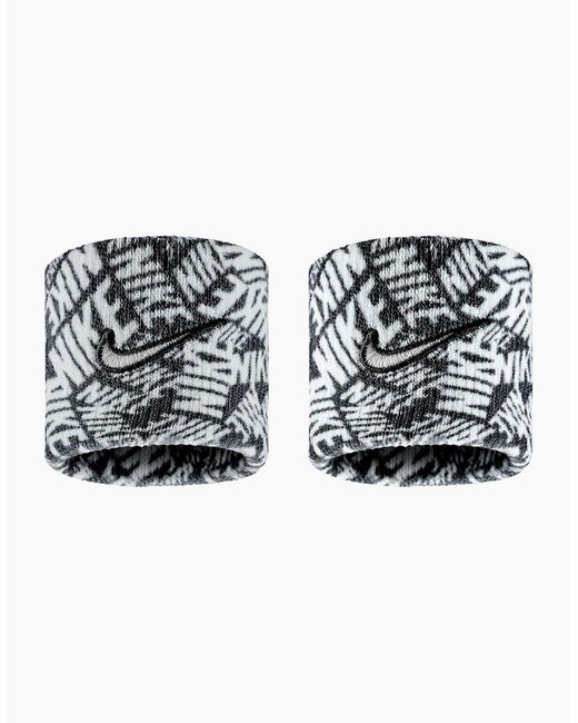 Nike Multicolor Classic Swoosh Dri-Fit Wristband (Pack Of 2)