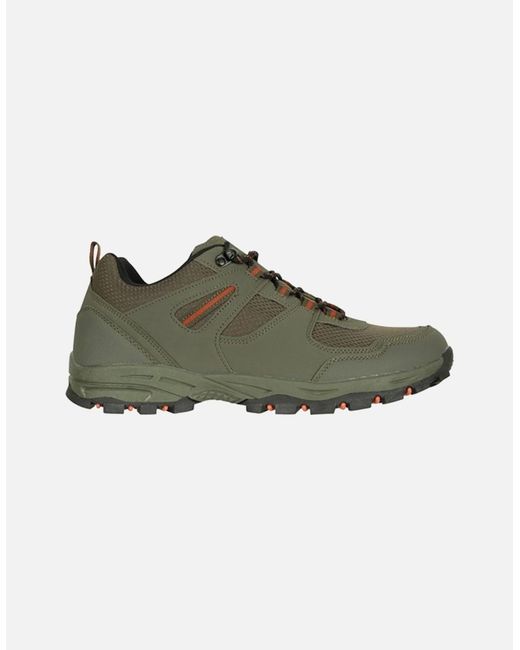 Mountain Warehouse Blue Mcleod Outdoor Wide Walking Shoes for men