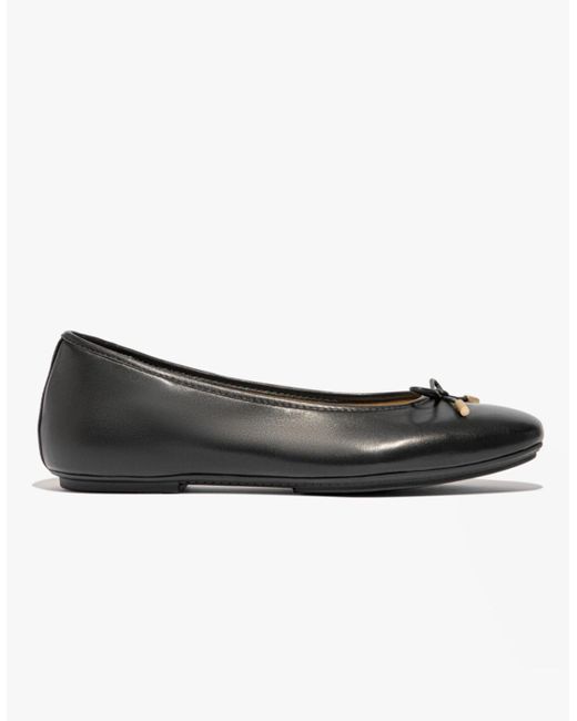 Fitflop Black Delicato Bow Ballet Flats