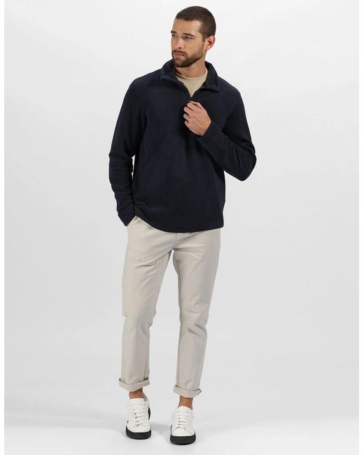 Regatta Blue Honestly Made Recycled Half Zip Fleece for men