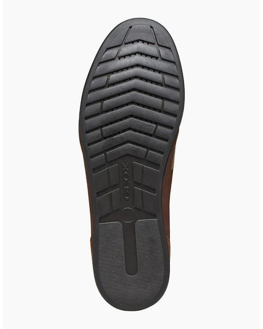 Geox Brown U Renan A Trainers for men