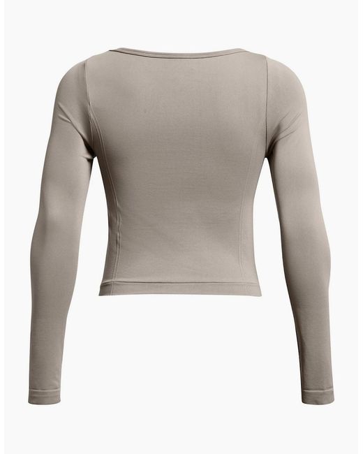 Under Armour Gray Vanish Seamless Long Sleeve T-Shirt