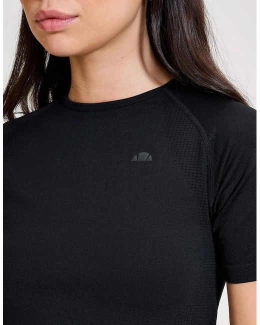 Ellesse Black La Bella Ss Fitted T-Shirt for men
