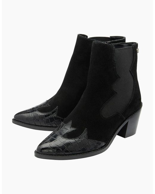 Ravel Black Esk Ankle Boots