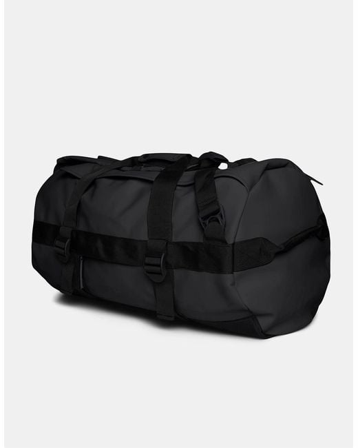 Rains Black Texel Duffel Bag