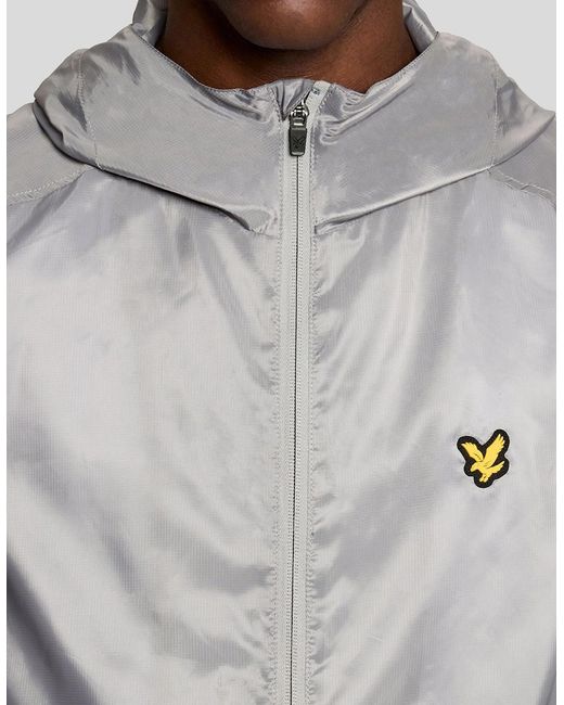 Lyle & Scott Gray Sports Lightweight Training Jacket for men