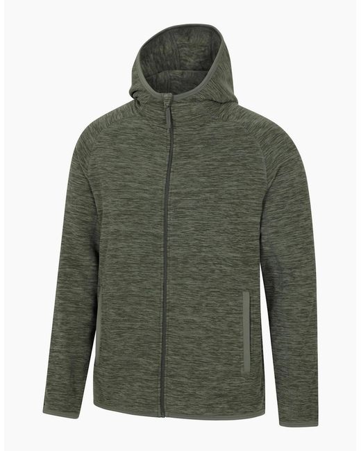 Mountain Warehouse Green Snowdon Ii Full Zip Hoodie for men