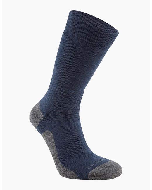 Craghoppers Blue Adult Trek Merino Wool Socks