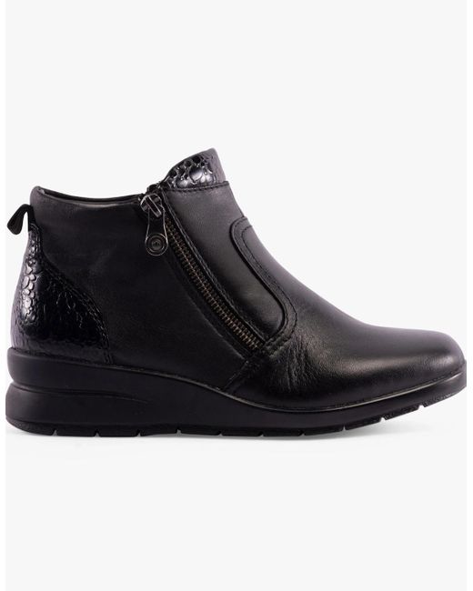 Rieker Black L4861-00 Boots
