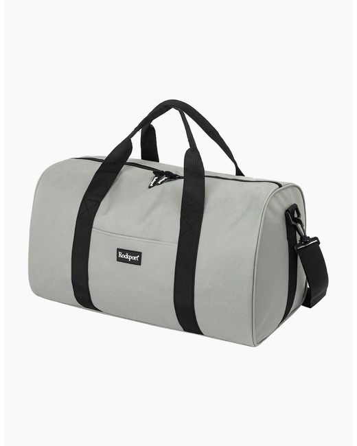 Rockport Gray Med Duffle Bag With Detachable Strap for men
