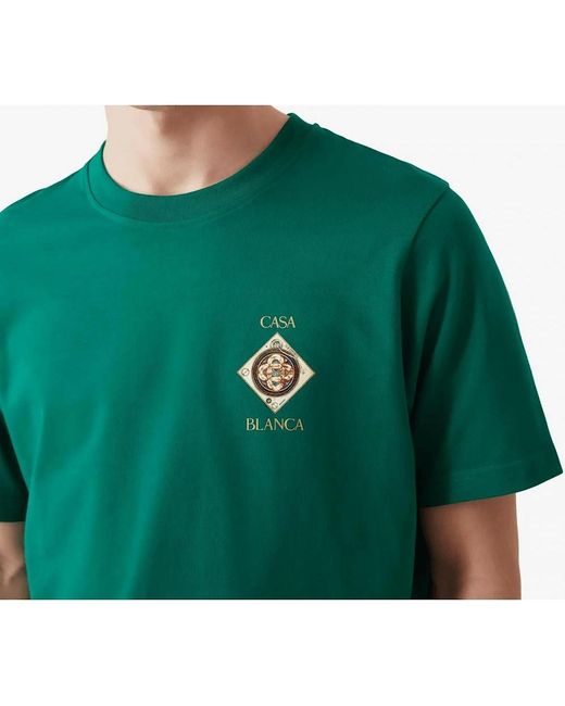 Casablanca Green Plafond Orne De Musique T-Shirt for men