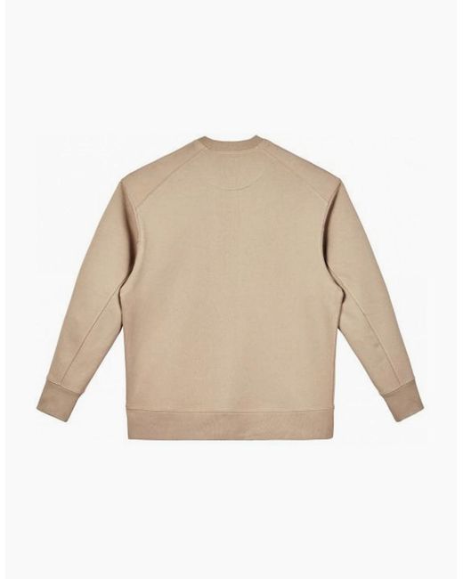 Y-3 Natural Chest Logo Sweatshirt for men