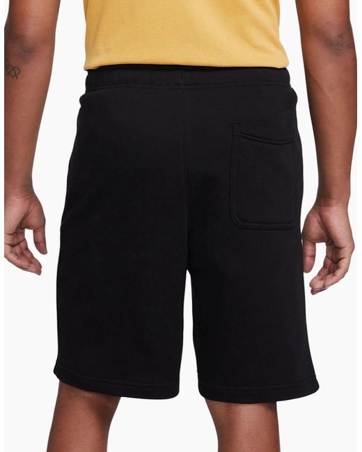 Nike Blue Shorts Summer Terry Sportswear Club Plus Swoosh Relaxed Fit Half Pants for men