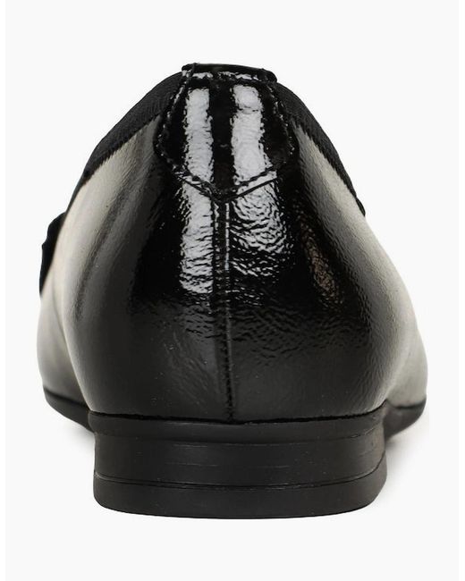 Gabor Black Picnic Ballet Pumps