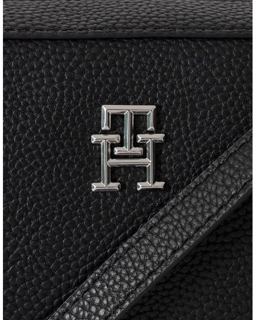 Tommy Hilfiger Black Th Emblem Camera Bag