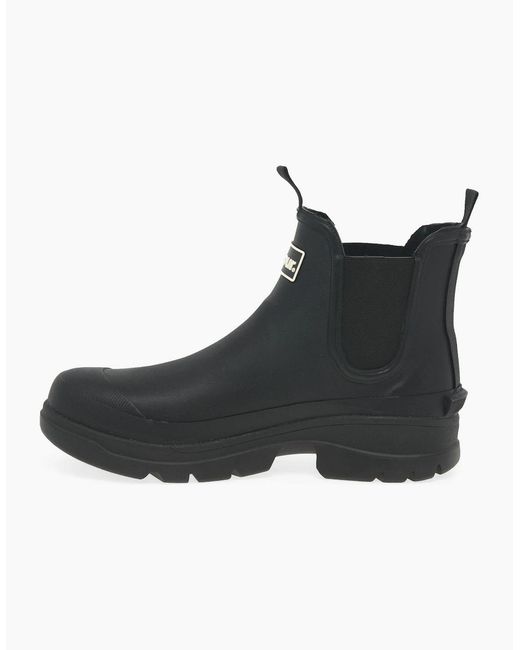 Barbour Black Nimbus Wellingtons for men