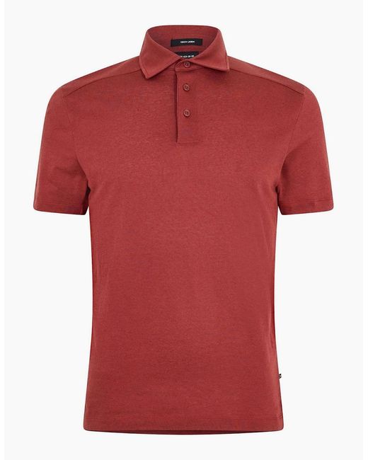 Boss Red Paino Polo Shirt With Button Placket for men