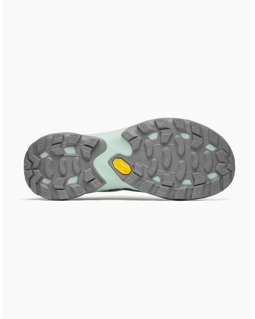 Merrell White Moab Speed 2 Gore-Tex Greige Hiking Boots