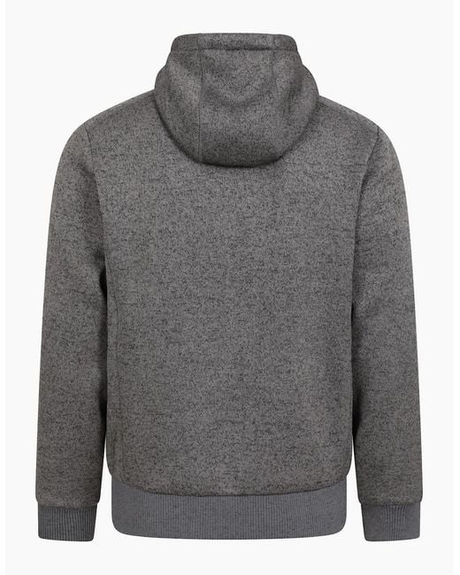 Mountain Warehouse Gray Nevis Ii Faux Fur Hoodie for men