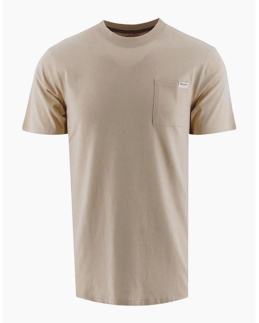 Aquascutum Natural Cotton Emblem Logo T-Shirt for men