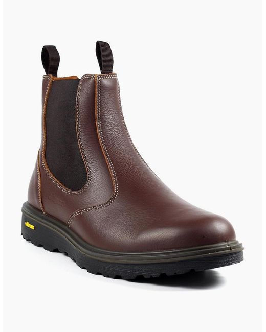 Grisport Brown Crieff Chelsea Boots for men
