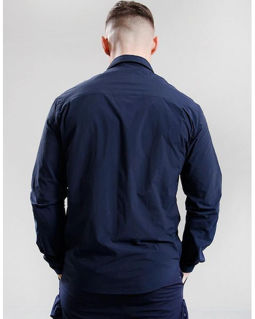 Marshall Artist Blue Tonaro Overshirt for men