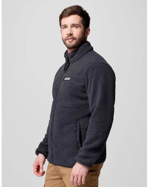 Columbia Blue Rugged Ridge Sherpa Fleece Jacket