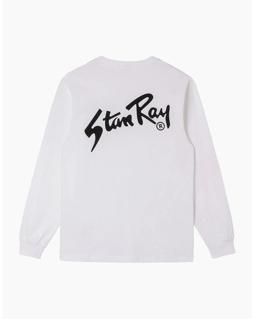 Stan Ray White Stan Og Long Sleeve T-Shirt for men