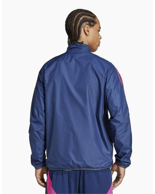 Adidas Blue Svff Anthm Anorak for men