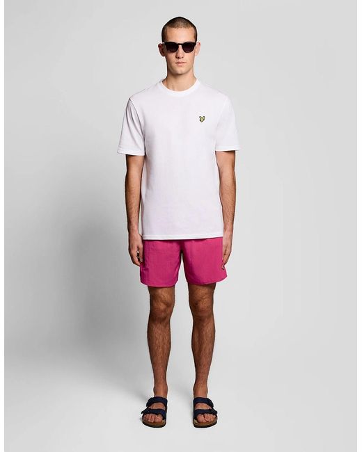 Lyle & Scott Red Swim Shorts for men