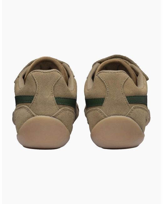 Gola Brown Connect Suede Strap Trainers