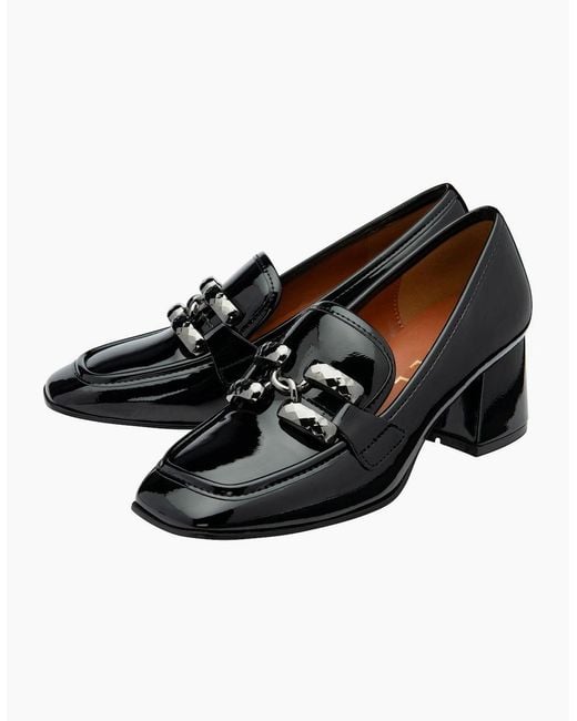 Ravel Black Tweed Loafers