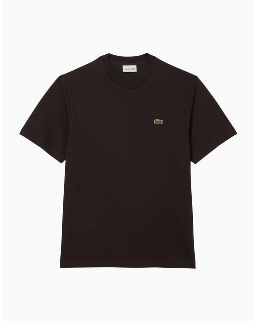 Lacoste Blue Th7318 Classic Fit Cotton T-Shirt for men