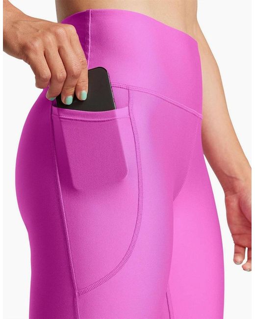 Under Armour Pink No Slip Waistband Ankle Leggings