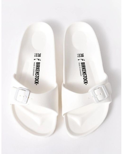 Birkenstock Madrid White Essentials Eva Sandals