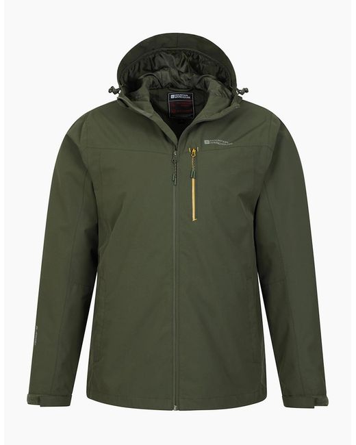 Mountain Warehouse Green Brisk Extreme Waterproof Jacket for men