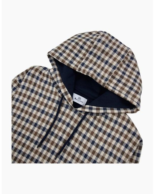 Aquascutum Gray Iconic Hoodie 28 for men
