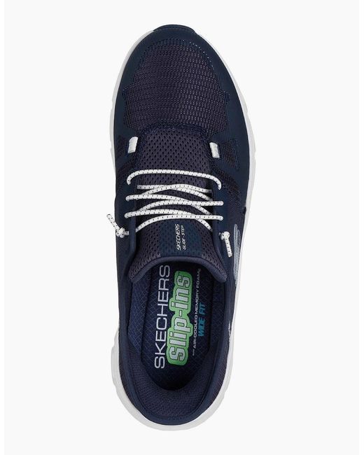 Skechers Blue Glide-Step Pro Polyester Trainers for men