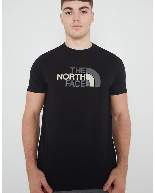 The North Face Black Easy Tee Short Sleeve T-Shirt for men