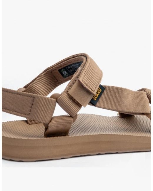 Teva Brown Original Universal Sandals Sand Dune