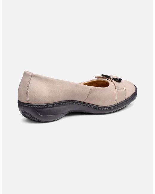 Hotter White Grace Pumps