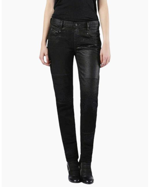 DIESEL Black Belthy 0856E Jeans Denim Regular Slim Pants Limited Edition