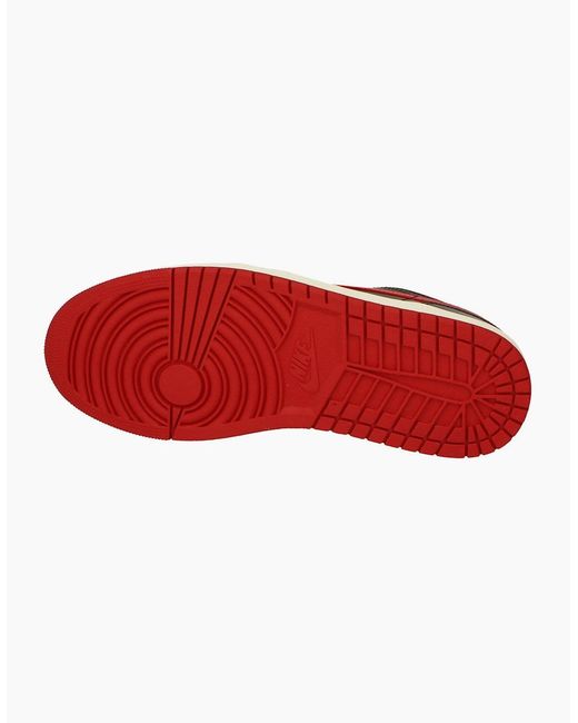 Nike Red Air Jordan 1 Low Trainers Dc0774 061