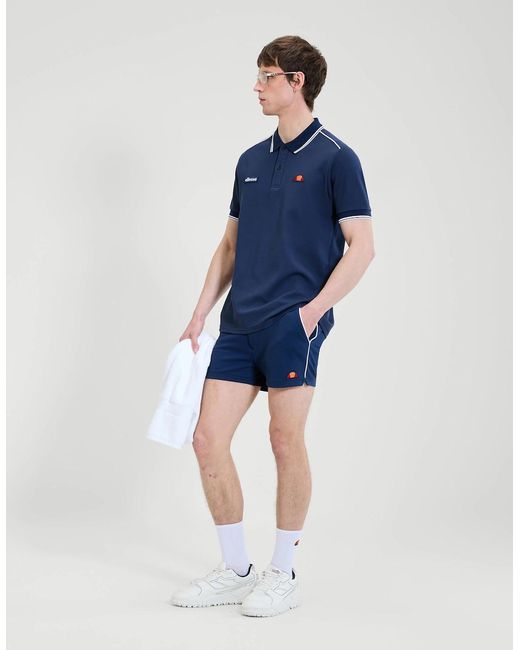 Ellesse Blue Macchino S/S Polo for men
