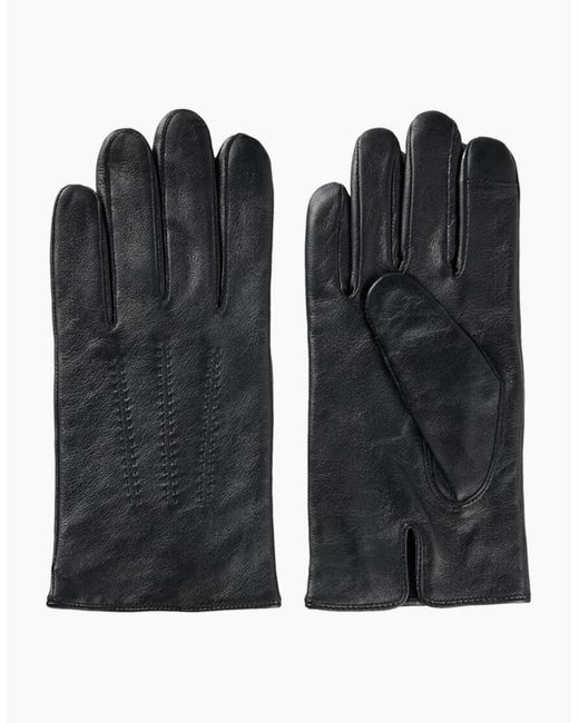 Boss Black Boss Hainz-Me Leather Gloves A1-24 001 for men